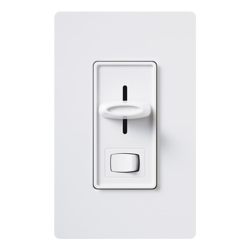 Lutron Skylark 6-Amp Wired Slide Fan Control, White SF-12P-277-3-WH