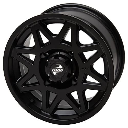 4/156 Tusk Tintic Wheel 15x7 5.0 + 2.0 Matte Black For Polaris GENERAL 1000 Sport 2022-2025