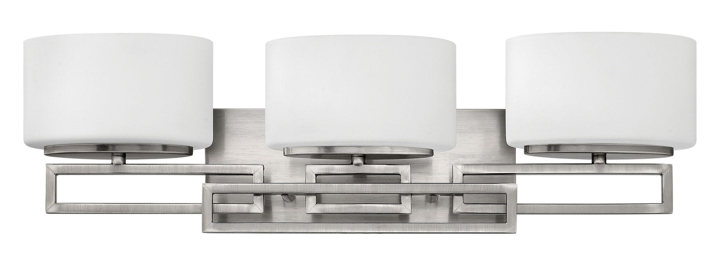Hinkley Lanza 25-in 3 -Light Antique Nickel Transitional Vanity light 5663046