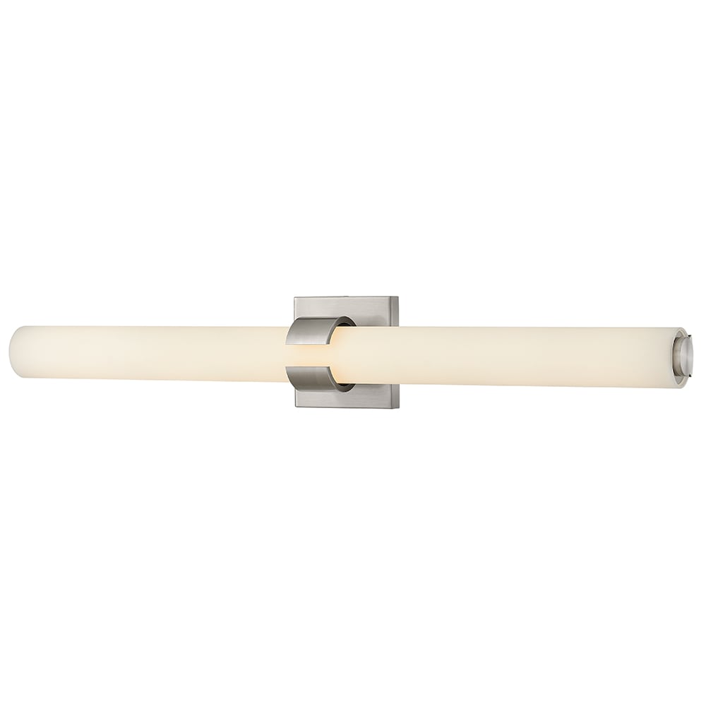 Hinkley Aiden 31.25-in 4 -Light Brushed Nickel Integrated LED Modern/contemporary Vanity light bar 6588816