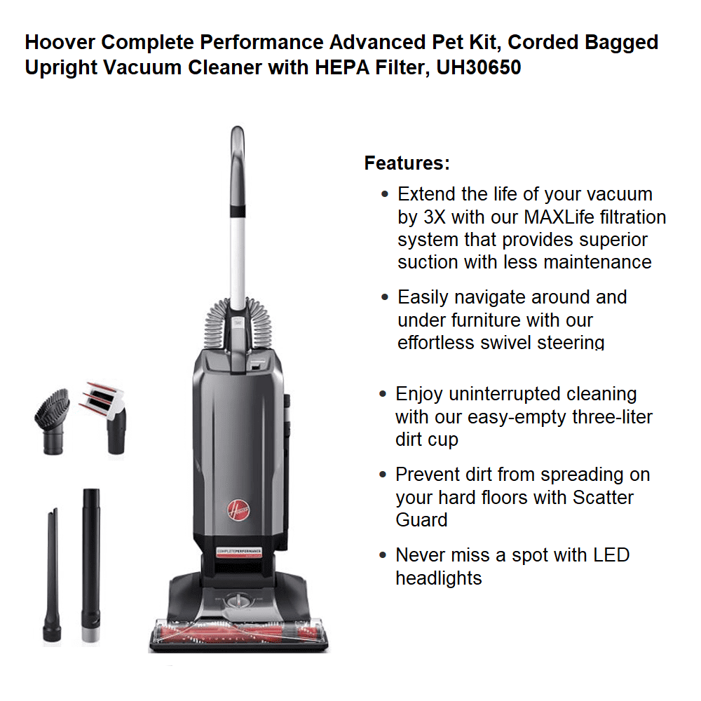 Hoover Complete Performance Advanced UH30650PC