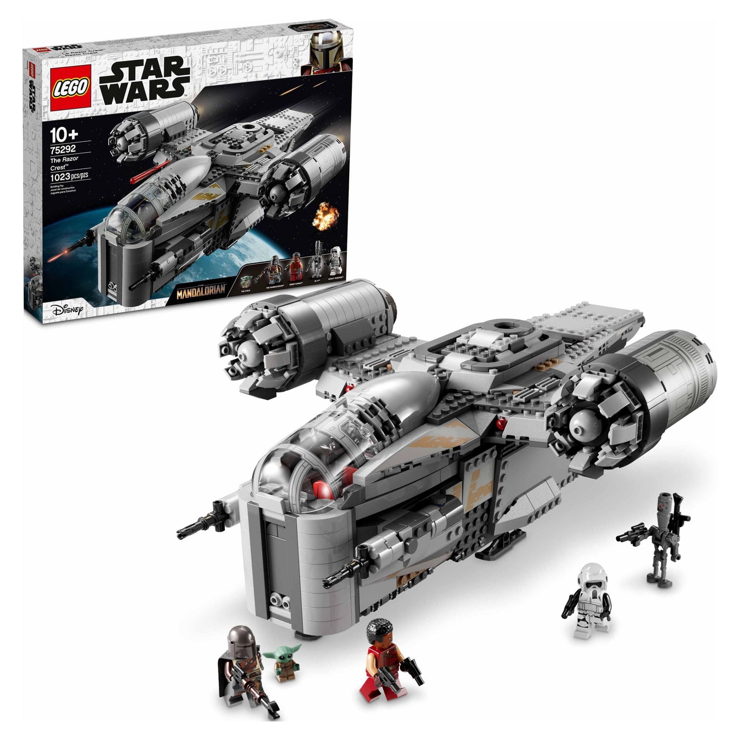 LEGO Star Wars The Razor Crest 75292 Mandalorian Starship Toy, Gift Idea for Kids, Boys and Girls with The Child 'Baby Yoda' Minifigure