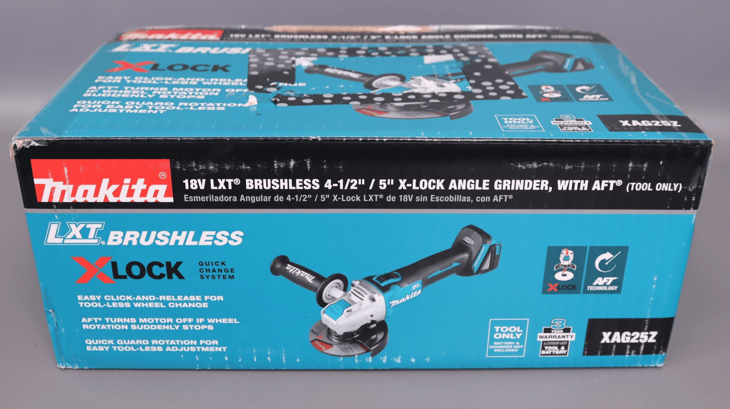 Makita XAG25Z Angle Grinder 18V 4-1/2" / 5" (Tool Only)