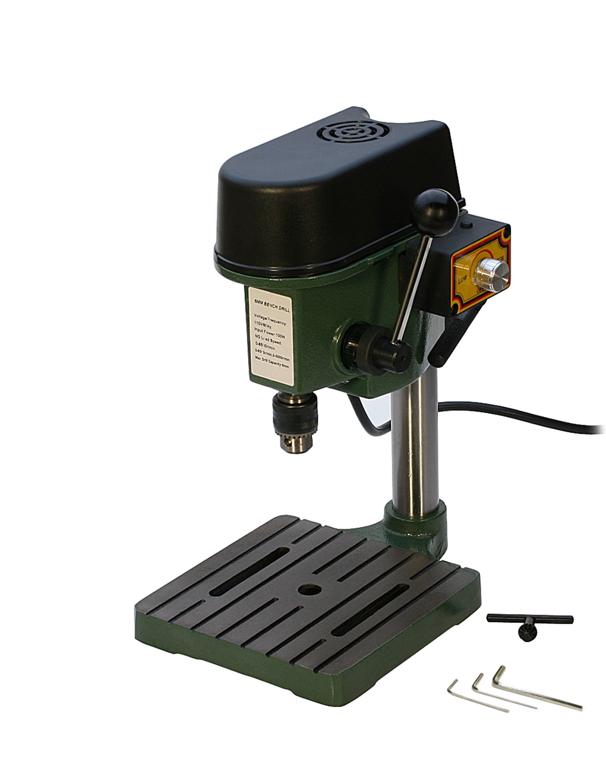 Mini Benchtop Drill Press Compact Drill Jewelry Making Hobby Workbench Tool 3-Speed Max 8,500 RPM - DRL-300.00