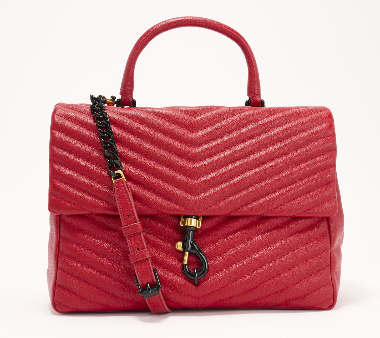 Rebecca Minkoff Edie Large Leather Top Handle Shoulder Bag