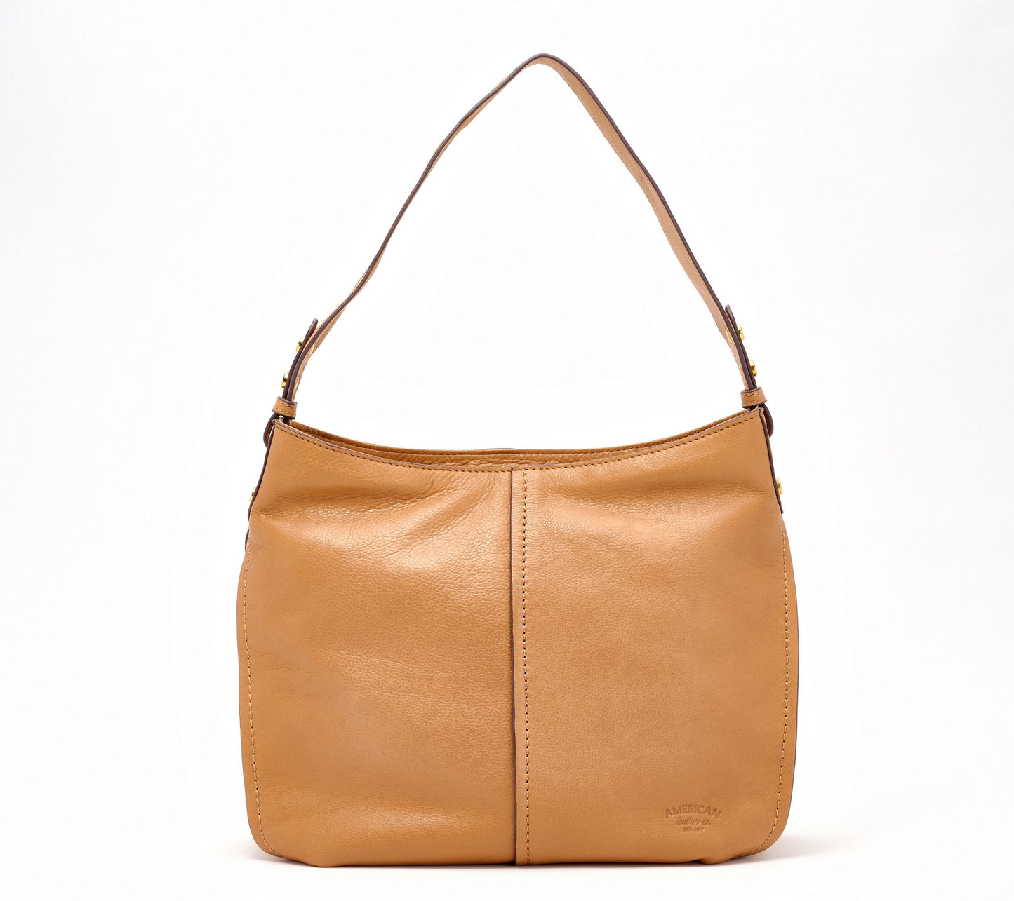 American Leather Co. Summit Medium Zip-Top Leather Hobo
