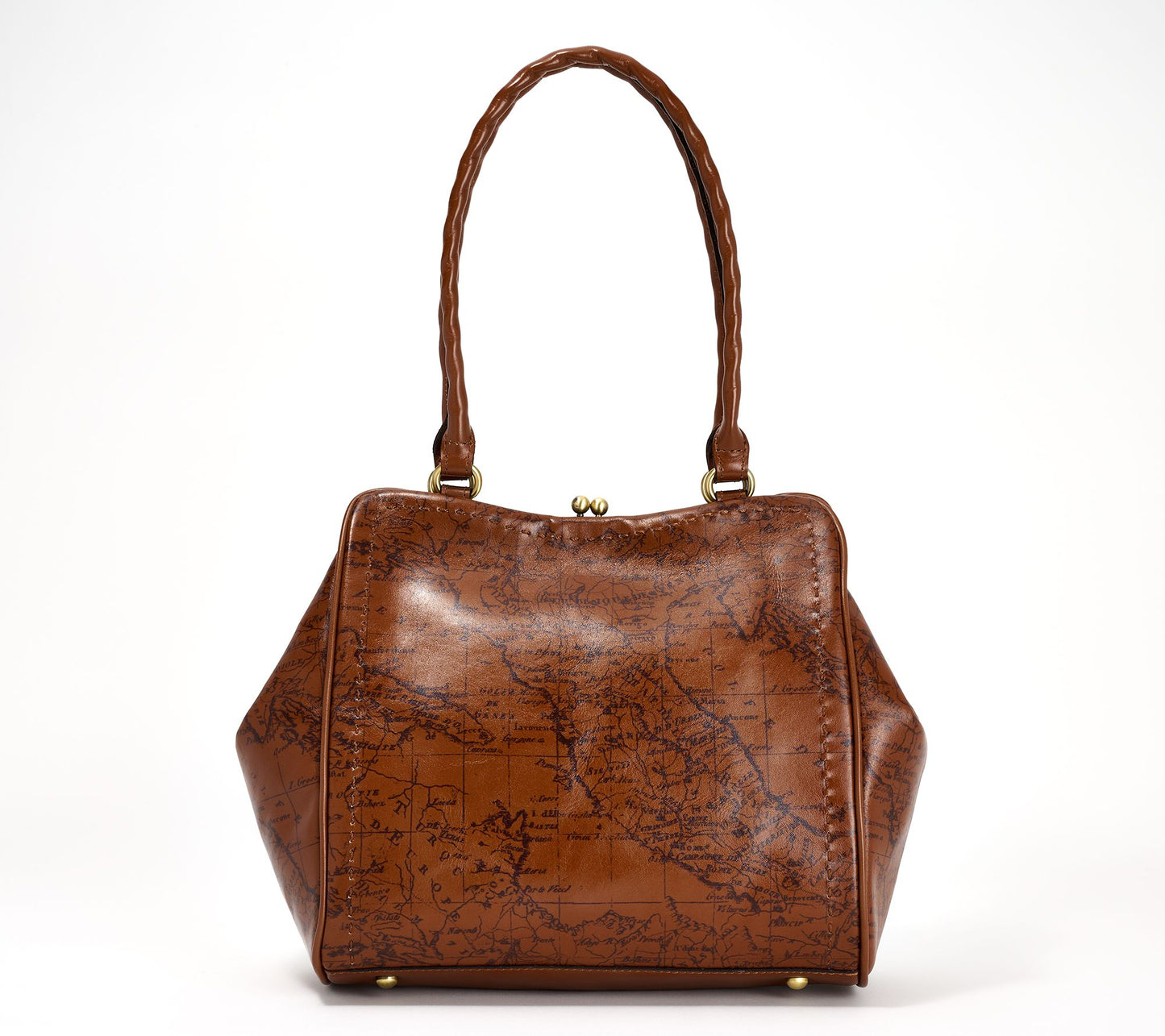 Patricia Nash Leather Kalivia Frame Satchel