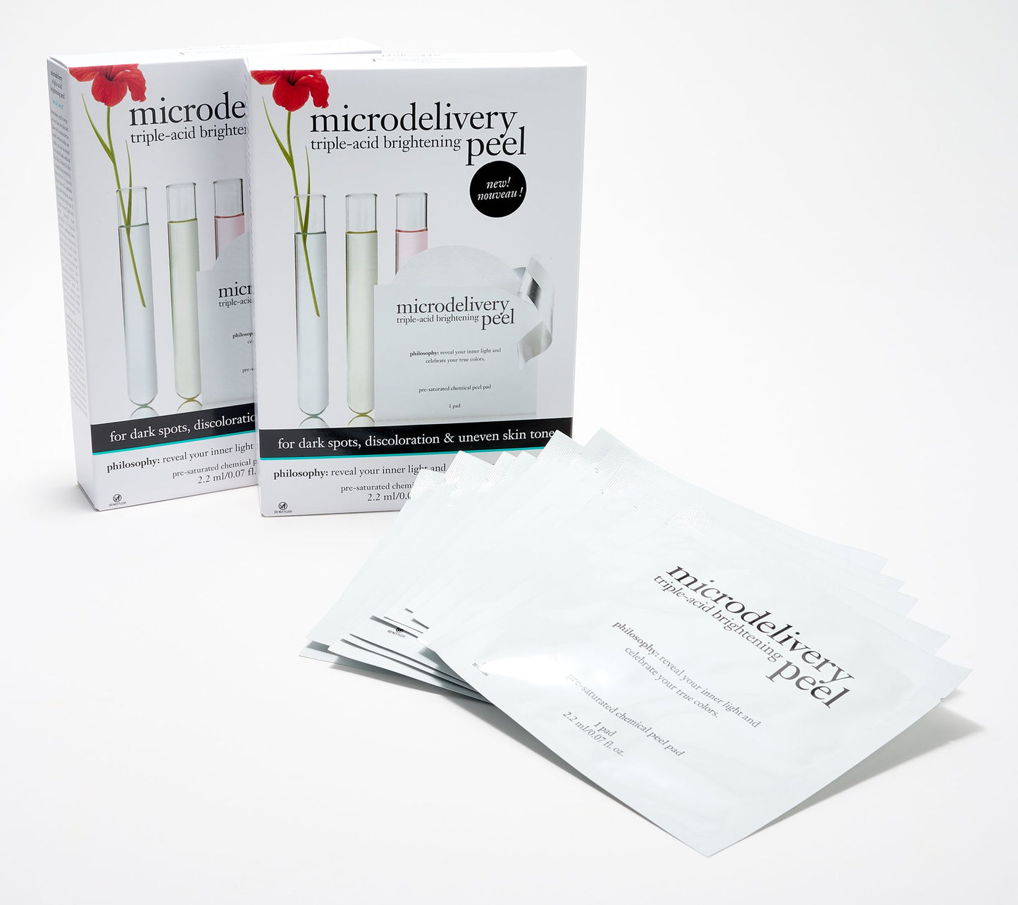 philosophy microdelivery facial peel pads 12count duo