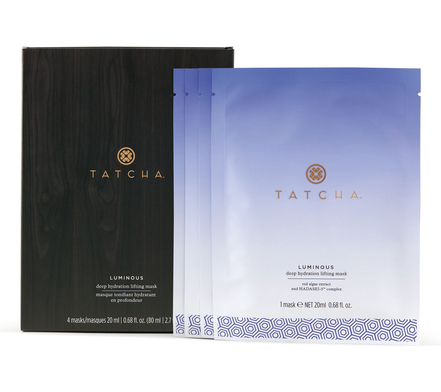 TATCHA Luminous Deep Hydration Masks, Set of 4