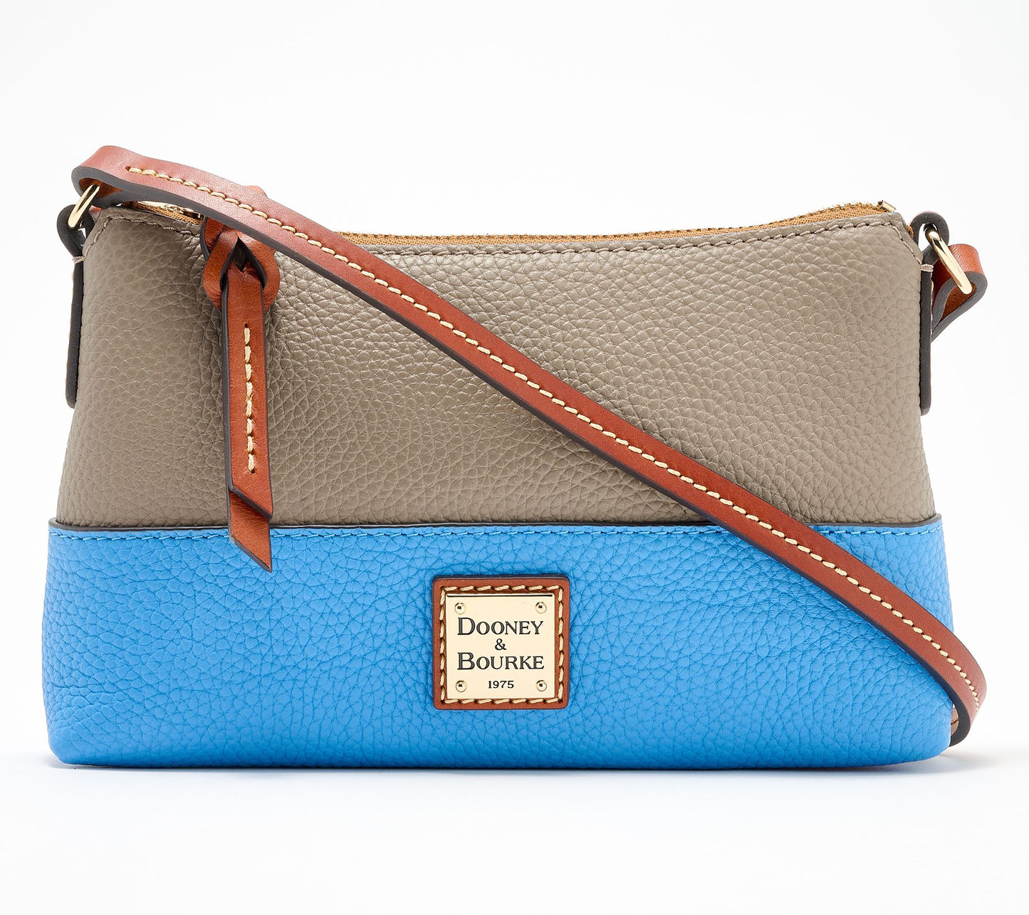 Dooney & Bourke Colorblock Pebble Leather Izzy Bag