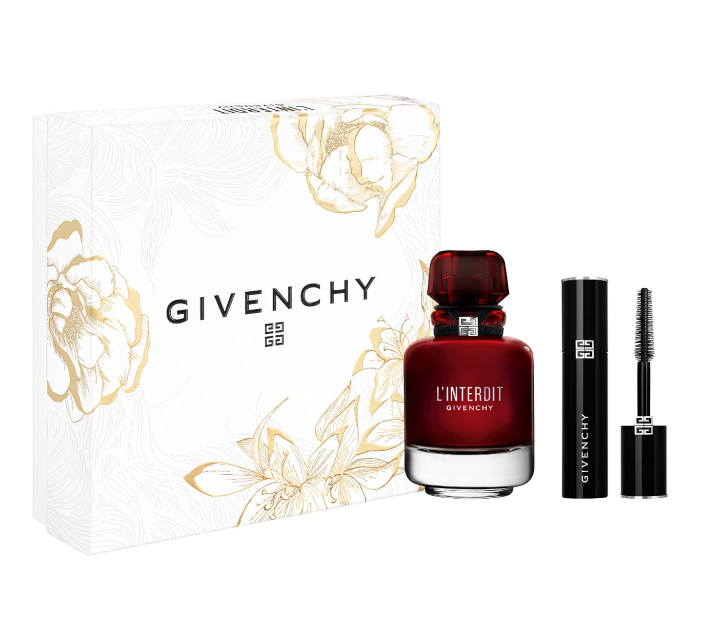 Givenchy L'interdit Rouge 1.7oz EDP & Mini Mascara Set
