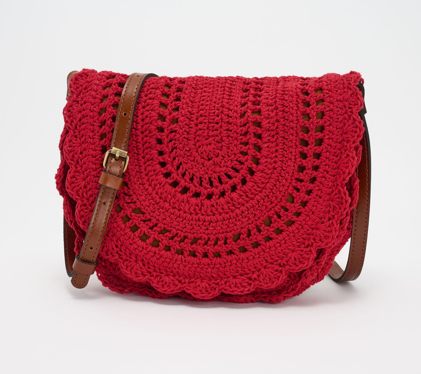 Patricia Nash Crochet Nikita Flap Crossbody