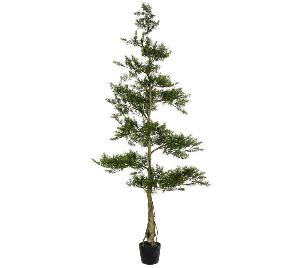 Vickerman 6' Potted Cedar Tree, 390 Leaves
