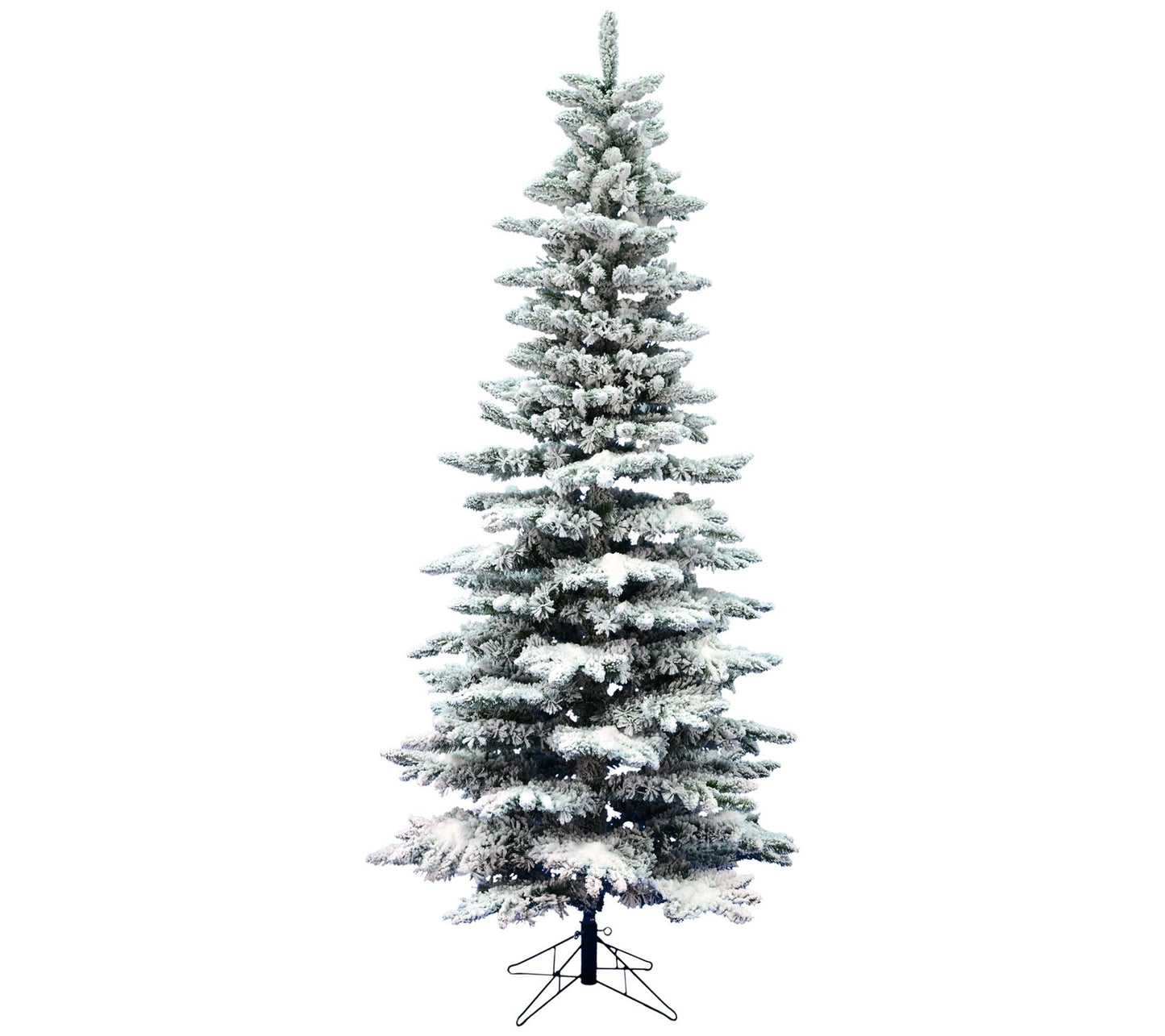 Vickerman 6.5' Flocked Utica Fir Slim Artificial Christmas Tr