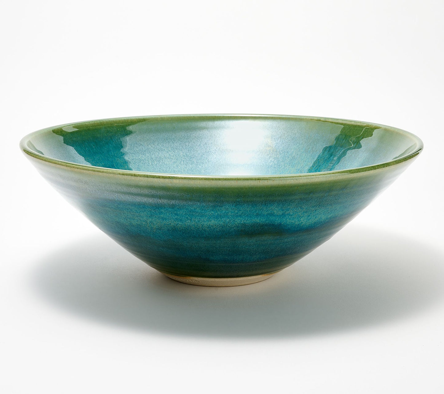 Colm De Ris Emerald Stoneware Serving Bowl