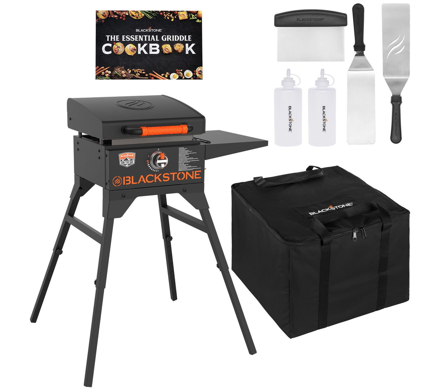 Blackstone 17" Griddle Grill w/ Stand, Hood, Carry Bag & Tool Set