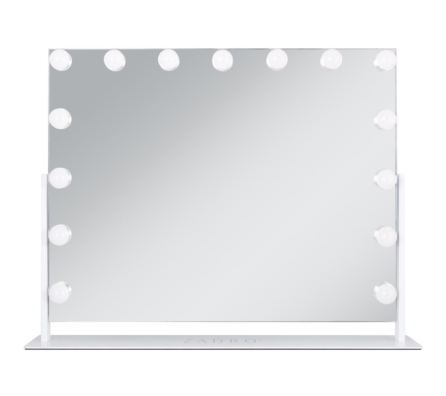 Zadro 15 Led Light Bulb Vertical Hollywood Makeup Mirror
