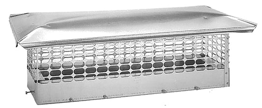 The Forever Cap 14-in W x 24-in L Stainless Steel Rectangular Chimney Cap CCSS1324