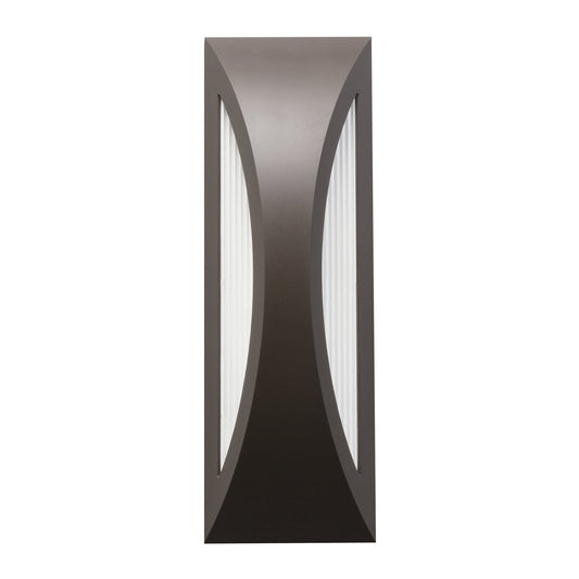 Kichler Cesya 1 -Light 18-in H Bronze Hardwired Integrated LED Outdoor Wall Light 1253647