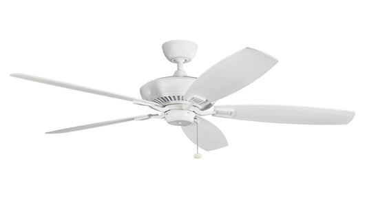 Kichler Canfield 60-in White with White Blades Ceiling Fan Light Kit Compatible ( 5 -Blade ) 1694909