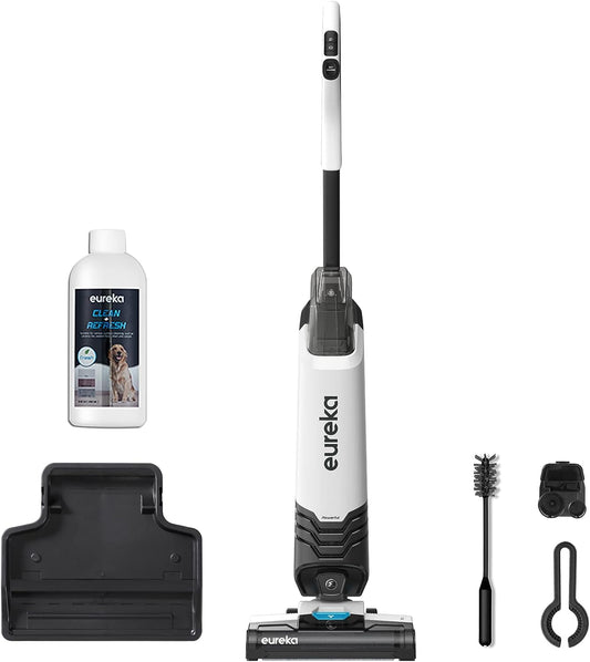 Open Box EUREKA All in One FC8 Series Wet & Dry Vacuum Cleaner and Mop Corded Black/White