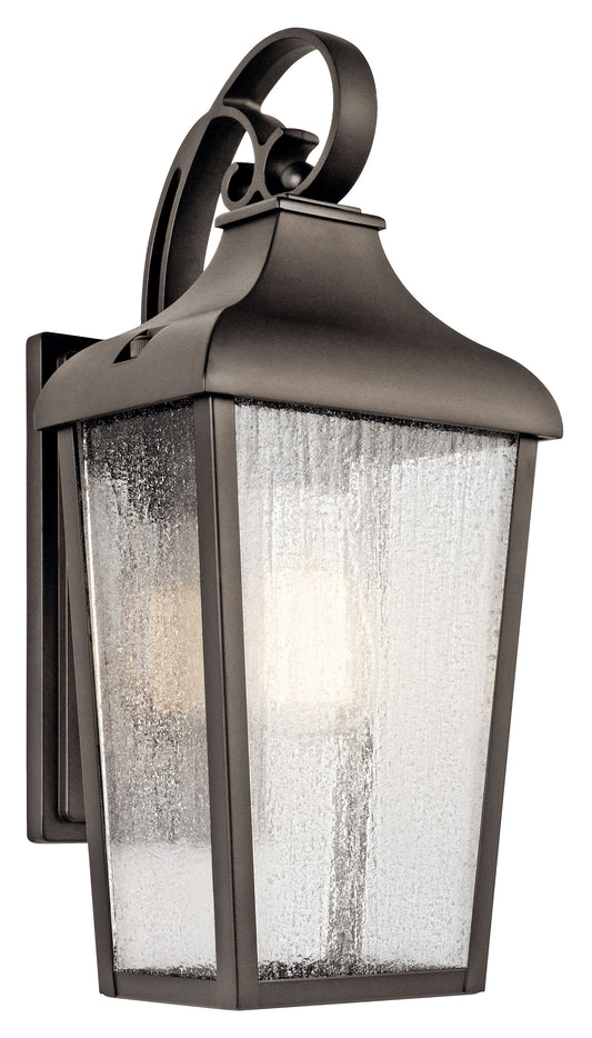 Kichler Forestdale 1 -Light 14.75-in H Bronze Hardwired Outdoor Wall Light 3073372