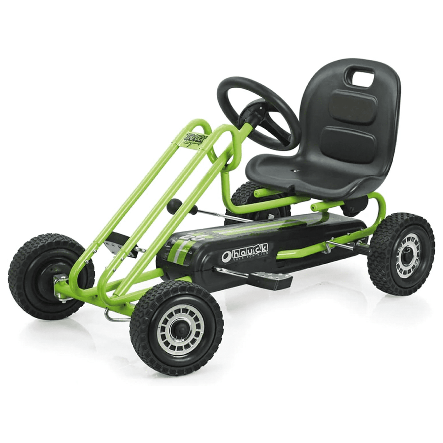 Open Box hauck Lightning Pedal Ride On Go Kart Toys for Boys & Girls, Green