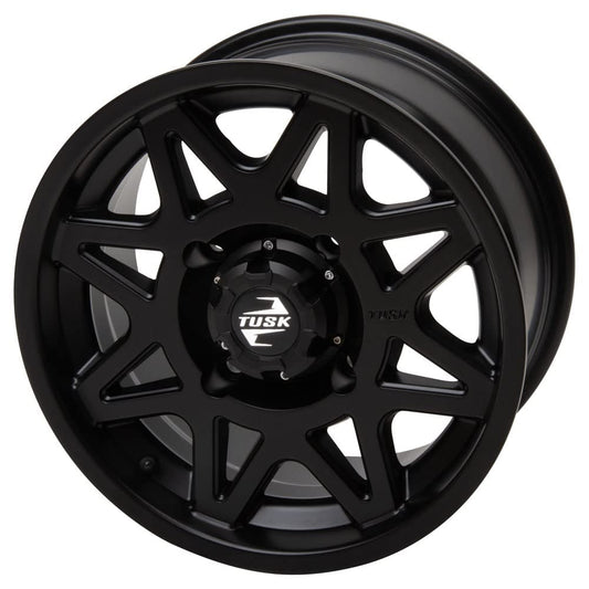 4/156 Tusk Tintic Wheel 15x7 5.0 + 2.0 Matte Black For POLARIS Sportsman 700 Twin 4X4 EFI 2004-2007