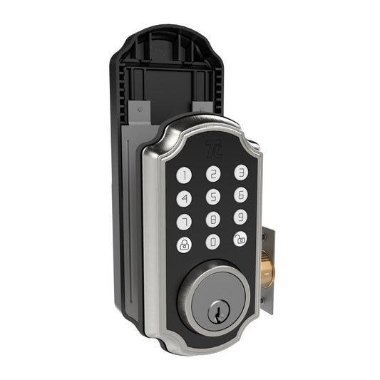 TurboLock TL-116 Silver Smart Lock Electronic Knob with Keypad HG-EL-TL-116-SLV-4PK