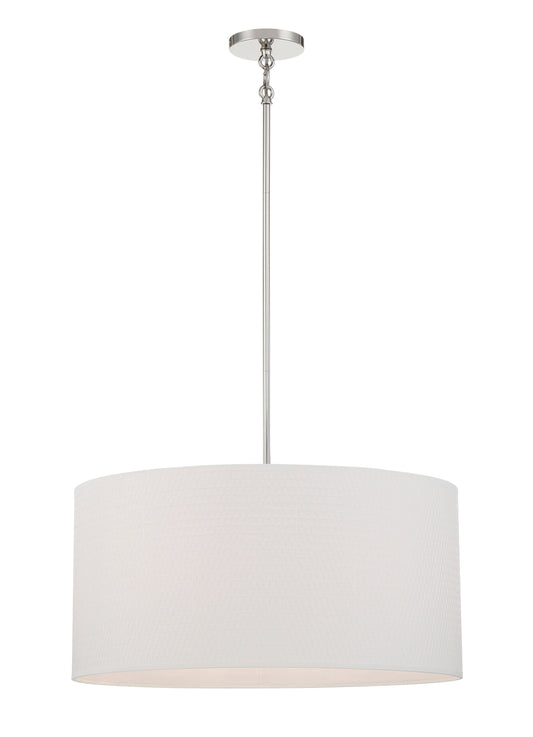 Minka Lavery Palmetto 6 -Light Polished Nickel Modern/contemporary For Use in Bedrooms, Dining Rooms, Foyers, Kitchens, Living Rooms Chandelier 4090660