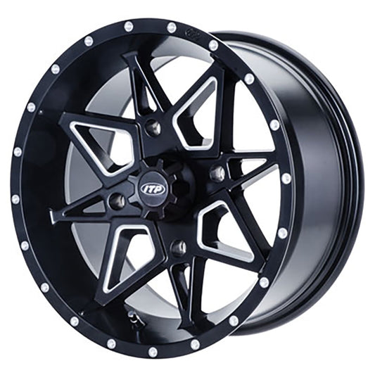 ITP Tornado Wheel 14x7 4.0 + 3.0 Matte Black 4/156 Compatible With Yamaha Wolverine RMAX 4 1000 XT-R 2021