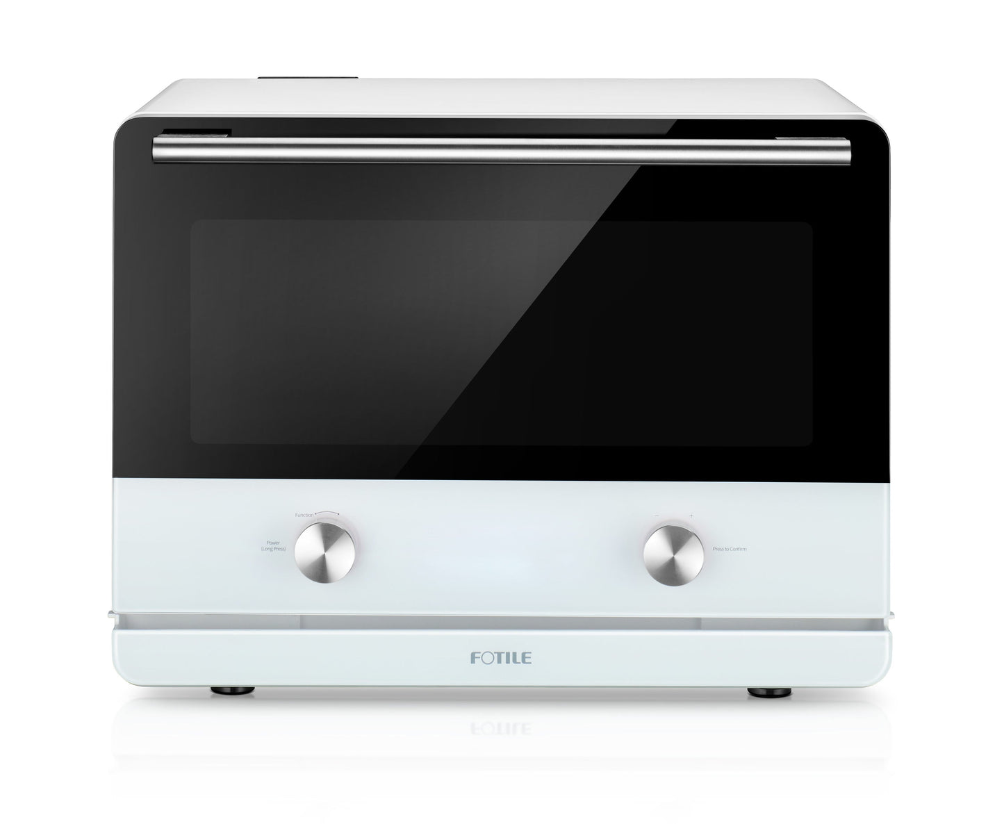FOTILE ChefCubii 4-In-1 Steam Air Fryer Food Dehydrator 6-Slice White Convection Toaster Oven Automatic Shut-off (1550-Watt) HYZK26-E1