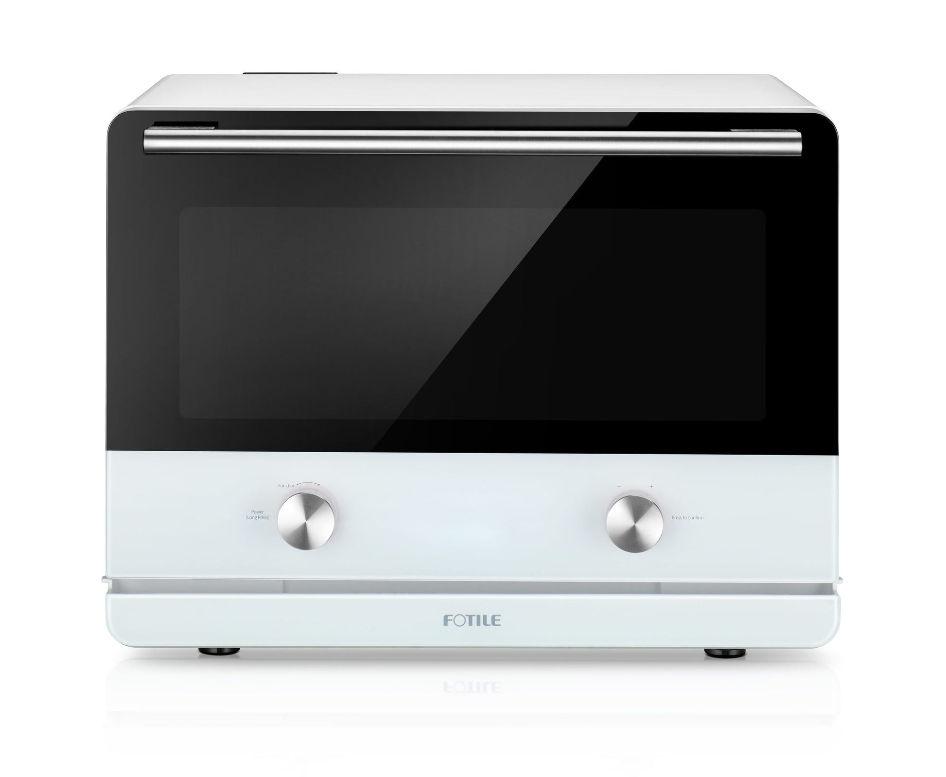 FOTILE ChefCubii 4-In-1 Steam Air Fryer Food Dehydrator 6-Slice White Convection Toaster Oven Automatic Shut-off (1550-Watt) HYZK26-E1