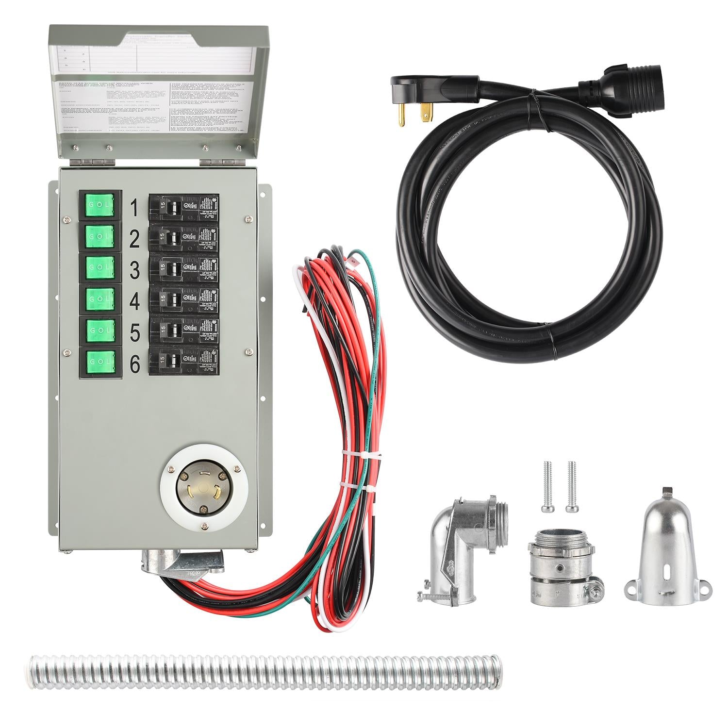 NATURE'S GENERATOR 30-Amp Elite Manual Transfer Switch HKNGPTKEL