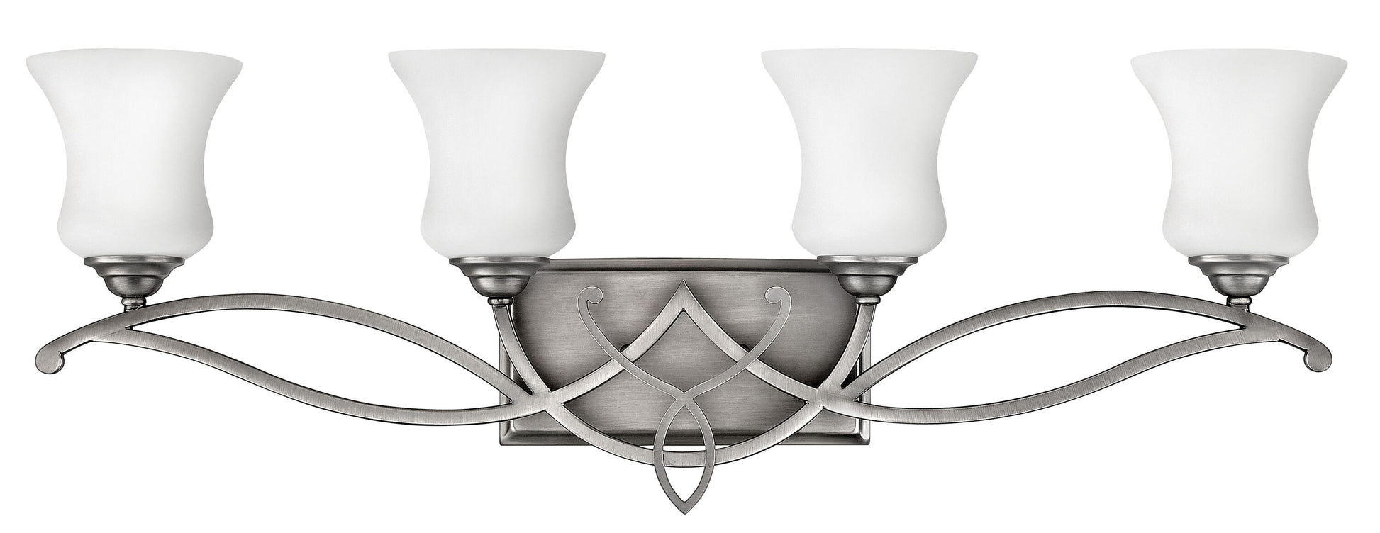 Hinkley Brooke 31.25-in 4 -Light Antique Nickel Transitional Vanity light 5663275