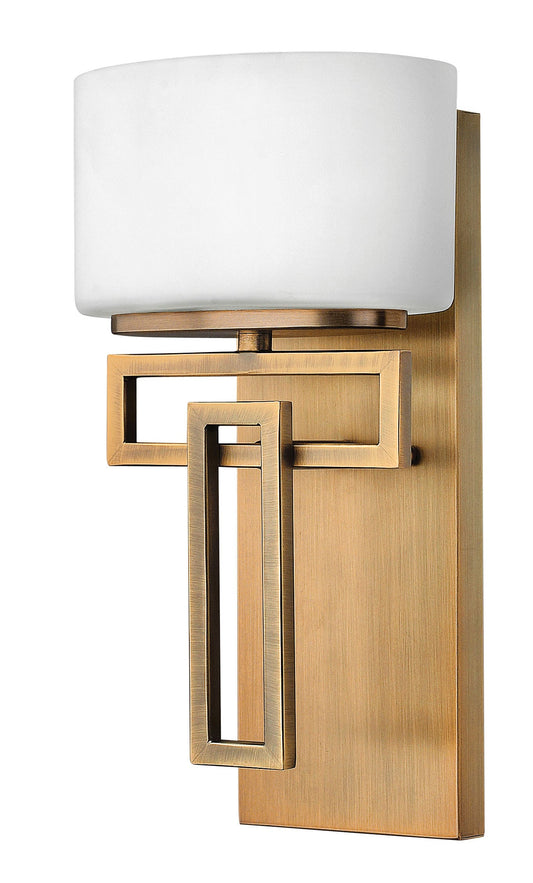 Hinkley Lanza 7.25-in 1 -Light Brushed Bronze Transitional Vanity light 5663019