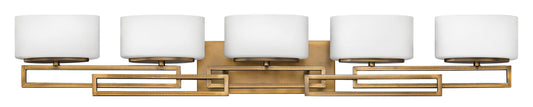 Hinkley Lanza 43-in 5 -Light Antique Bronze Transitional Vanity light 5663014