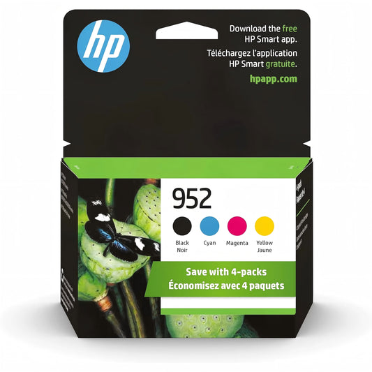 952 Ink Compatible for HP 952 Ink Cartridges (4-pack) for HP OfficeJet 8702 OfficeJet Pro 7720 7740 8210 8710 8720 8730 8740 Series