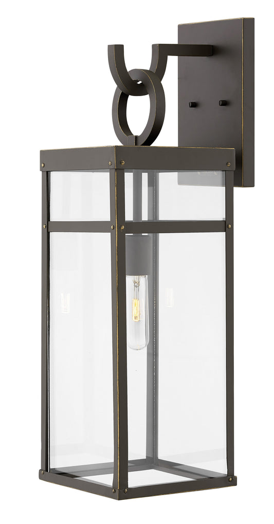 Hinkley Porter 1 -Light 25-in H Oil-rubbed Bronze Hardwired Outdoor Wall Light 6588956
