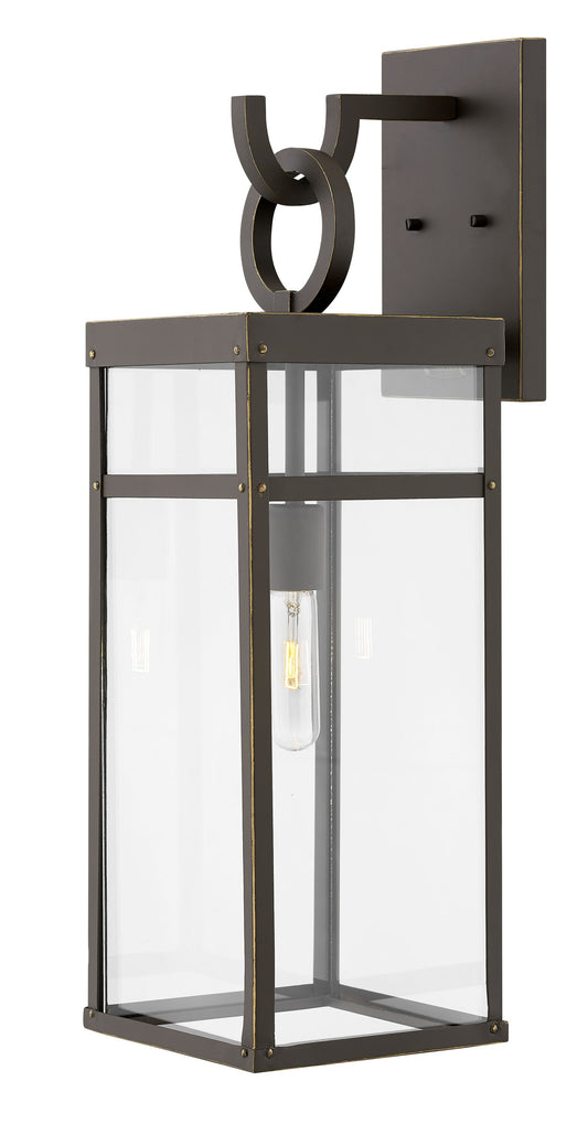 Hinkley Porter 1 -Light 25-in H Oil-rubbed Bronze Hardwired Outdoor Wall Light 6588954