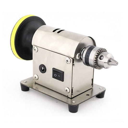 Benchtop Polishe Universal Grinding Machine Bench Lathe Polish Jewelry Rock Polishing Buffer Machine With 20pc Sandpaper