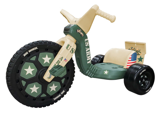 Big Wheel 16 Inch Ride-On Army Toy All Occasion Set of 72 Army Figurines 12 lbs
