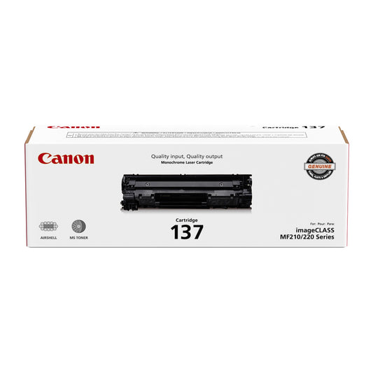 Canon Genuine Toner 137 Toner, Black
