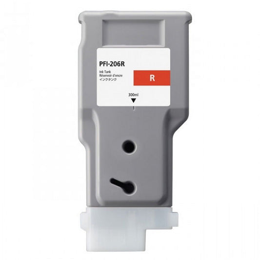 Compatible cartridge for Canon PFI-206R - red