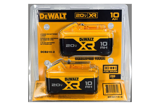 DeWalt DCB210-2 20v 10 Ah Power Tool Battery (2 Pack)