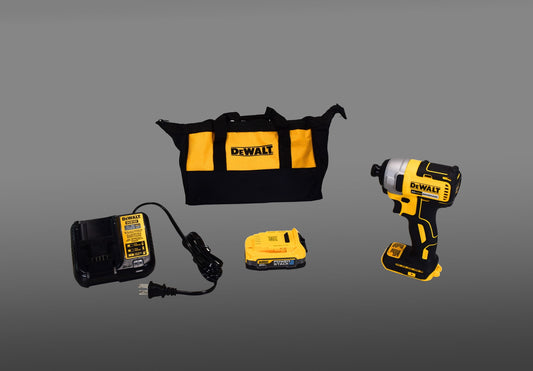 DeWalt DCF787E1 20V 1/4" Cordless Impact Driver Kit w/ Battery, Charger and Bag
