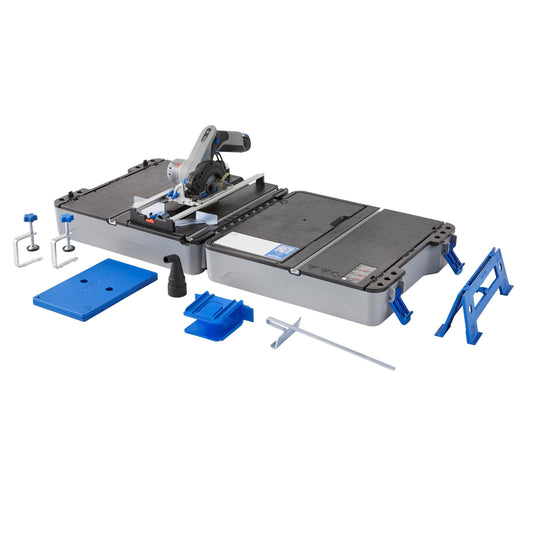 Dremel Blueprint Portable Saw Station with 12V Compact Circular Saw and Multi-Purpose Cutting Case (CS12V-S1C)