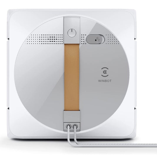 ECOVACS Winbot W1 Pro Window Cleaning Robot,Dual Cross Water Spray,App Control,Win SLAM 3.0 Path Planning, 2800Pa, Edge Detection
