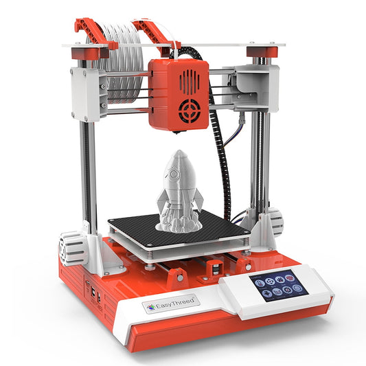 EasyThreed K6 3D Printer for Kids and Beginners, Desktop FDM 3D Printer with 2.4'' Touchscreen Control, 10m PLA Filament, Quick Assembly, Print Size 3.94x3.94x3.94in