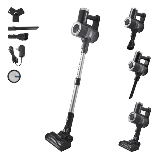 Farberware Cordless Pro Stick Vacuum Cleaner, Powerful Suction with 2 Speeds for Carpet and Hard Floors, Converts to Handheld Vacuum